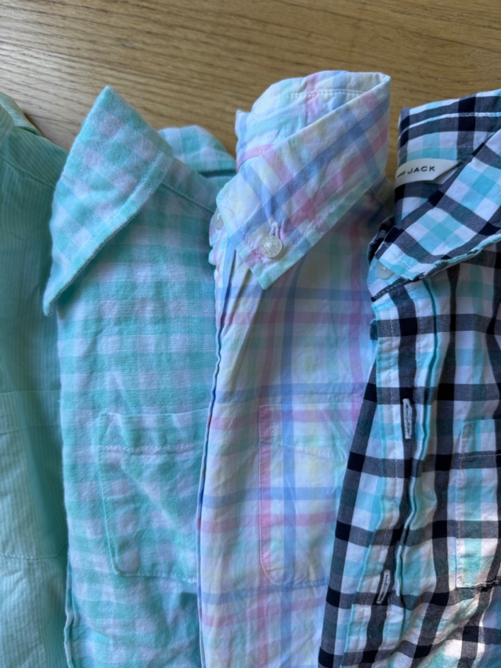 Janie and Jack Boys Shirt Bundle Size 6 – Lot of 7 Button Down Collared Shirts E - Picture 3 of 6